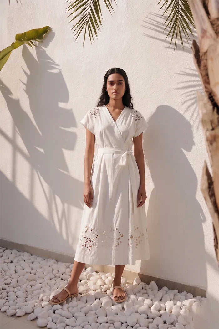 ZORA OPENWORK DRESS