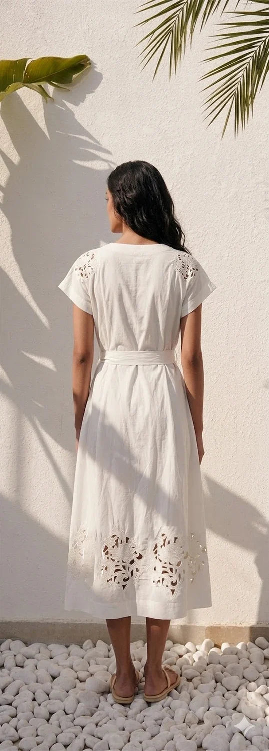 ZORA OPENWORK DRESS